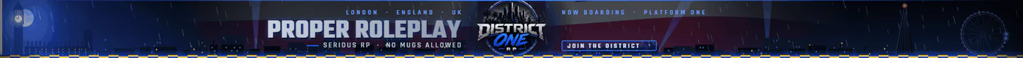 🏙️ District One RP | Serious Roleplay 🌆 FiveM server banner