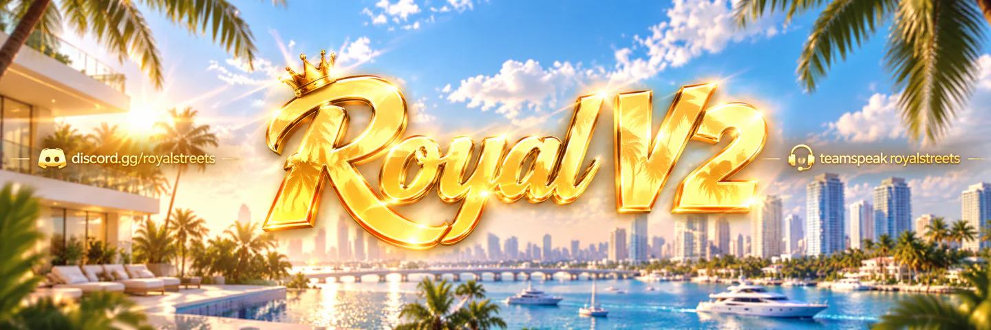 RoyalV2 | 🛡️ Discord-Whitelist | 🔞 18+ | ⚡ High Performance FiveM server banner