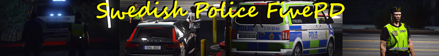 Swedish Police FivePD - DEV FiveM server banner