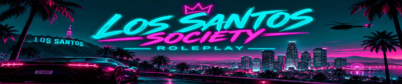 Los Santos Society RP FiveM server banner
