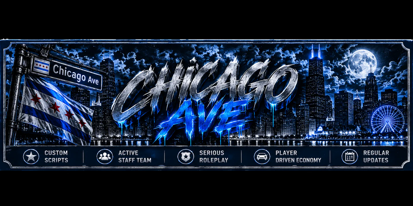 Chicago Ave Roleplay FiveM server banner