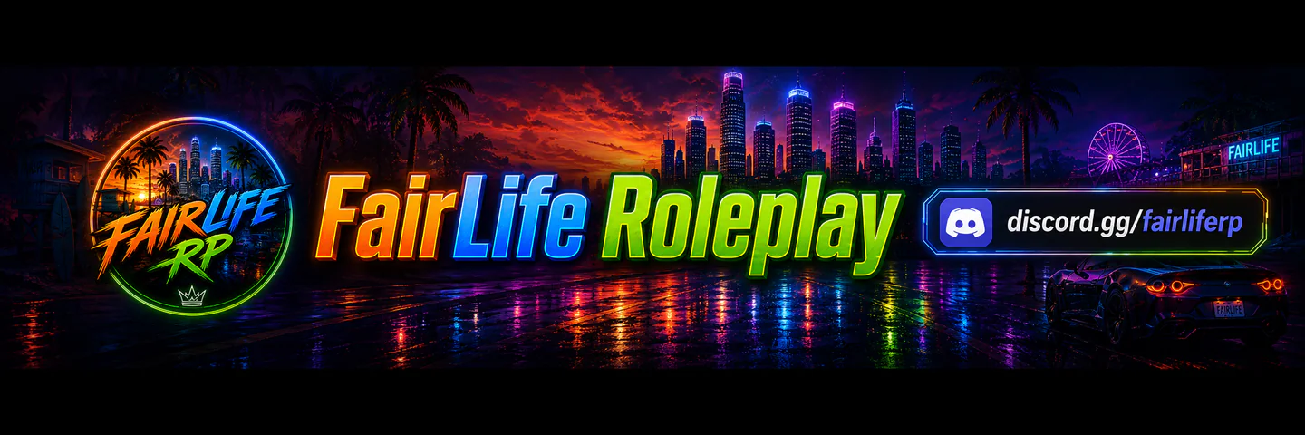 FairLife RP | Semi-Serious | Jobs | Weekly Events FiveM server banner