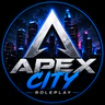 Apex City Roleplay | #1 Semi-Serious RP Server | $100K Starting Cash | Turf Wars | Active Police | IRL Cash Giveaways | Streamer Friendly | Custom Drugs | Custom Gangs FiveM server icon