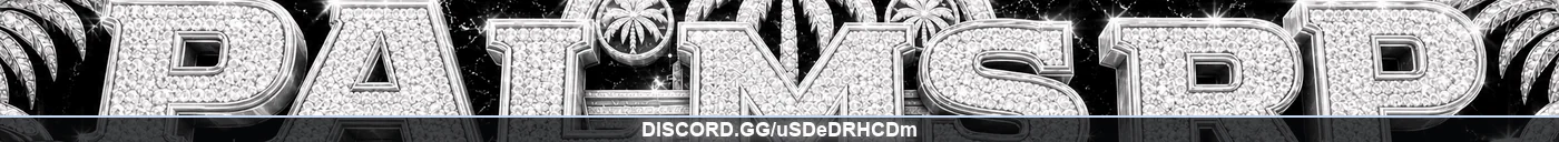 π΄ PALMS RP π΄ | π₯ Serious RP | π Gangs & Drugs | π Custom Cars | π« Custom Guns | π’ Player Business | π§ Active Staff FiveM server banner