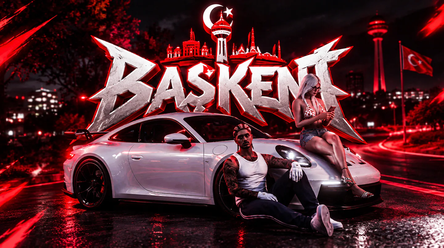 Başkent RolePlay Türk Tema FiveM server banner