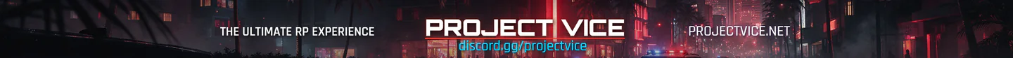 Project Vice Roleplay FiveM server banner