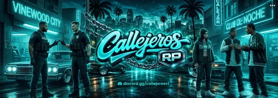 CALLEJEROS V1 FiveM server banner