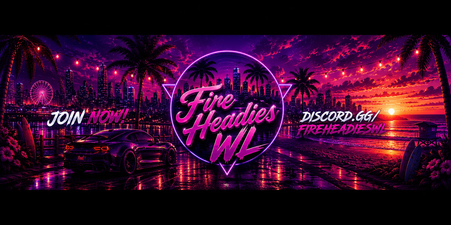 Fire Headies WL | CASUAL RP SERVER | FREE WL |📷STREAMER📷|💊DRUGS💊|👕CLOTHING👕|🔫GUNS🔫|🚗CARS🚗 FiveM server banner