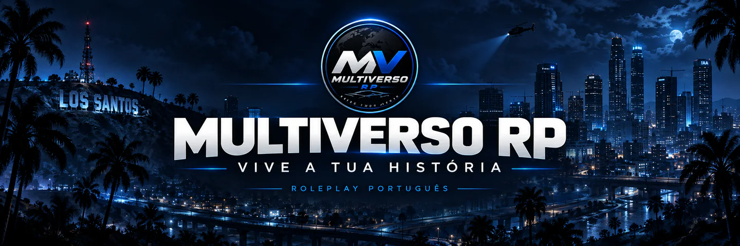 MULTIVERSO RP ➜ ROLEPLAY PORTUGUÊS FiveM server banner