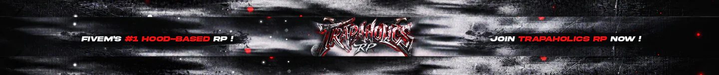 Trapaholics RP FiveM server banner