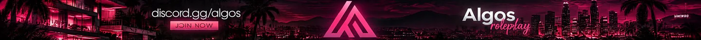 Algos Roleplay FiveM server banner