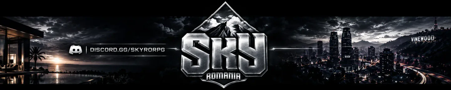 Sky Romania - discord.gg/skyrorp FiveM server banner