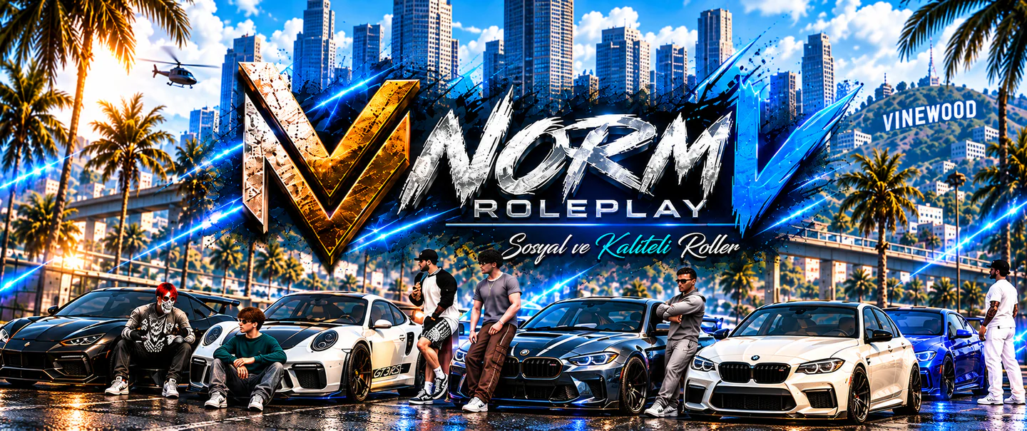 NormV Roleplay Discord.gg/normvrp FiveM server banner