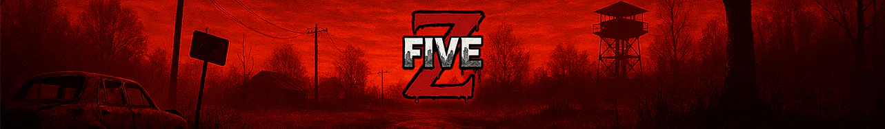 FiveZ | Kity ✦ Umiejetnosci ✦ Misje ✦ Budowanie Baz ✦ Zombie Survival PVP ✦ DISCORD.GG/FIVEZPL FiveM server banner