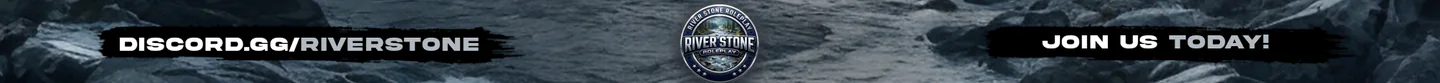 River Stone Roleplay | Whitelisted | Econemy | 16+ | Semi Serious | Qbox Framework | Discord.gg/riverstone! FiveM server banner