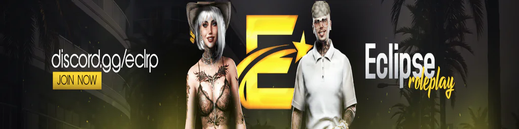 ECLDEV ➤ RP SÉRIEUX ➤ GIVEAWAY ➤ ILLÉGAL & LÉGAL ➤ 150 FPS ➤ 💬DISCORD.GG/ECLRP ➤ FiveM server banner