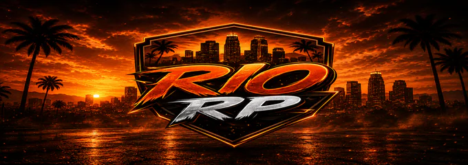 RIO RP EST: 2026 • SASP • SAMS • Drogen • IC Whitelist • 25k zusätzliches Einreisegeld FiveM server banner