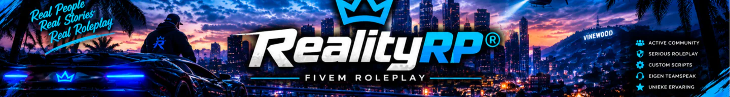 RealityRP FiveM server banner