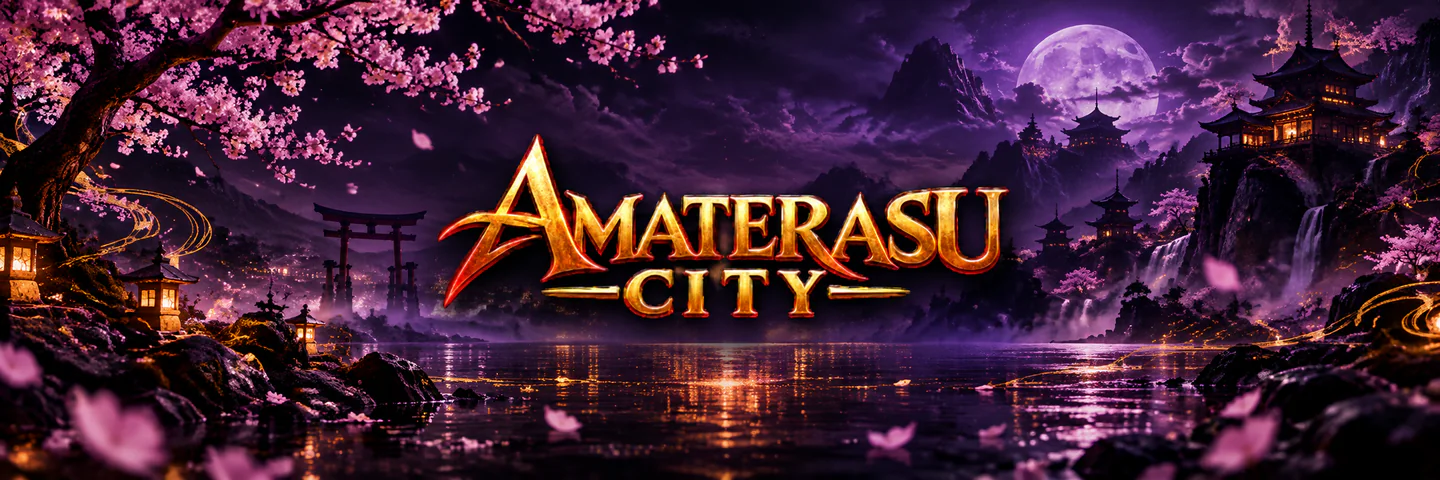 Amaterasu RP | Onde as Lendas Despertam 🌙 | RP Sobrenatural FiveM server banner