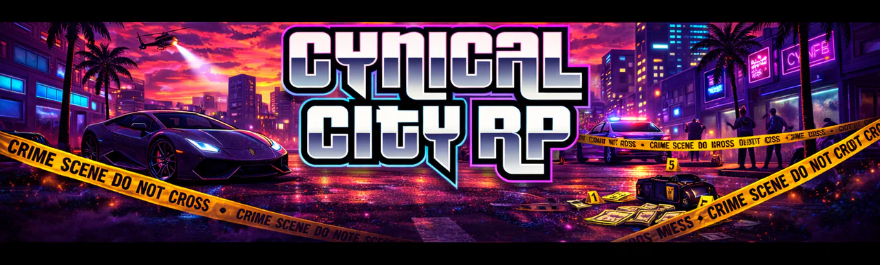 Cynical City RP TEST SERVER FiveM server banner