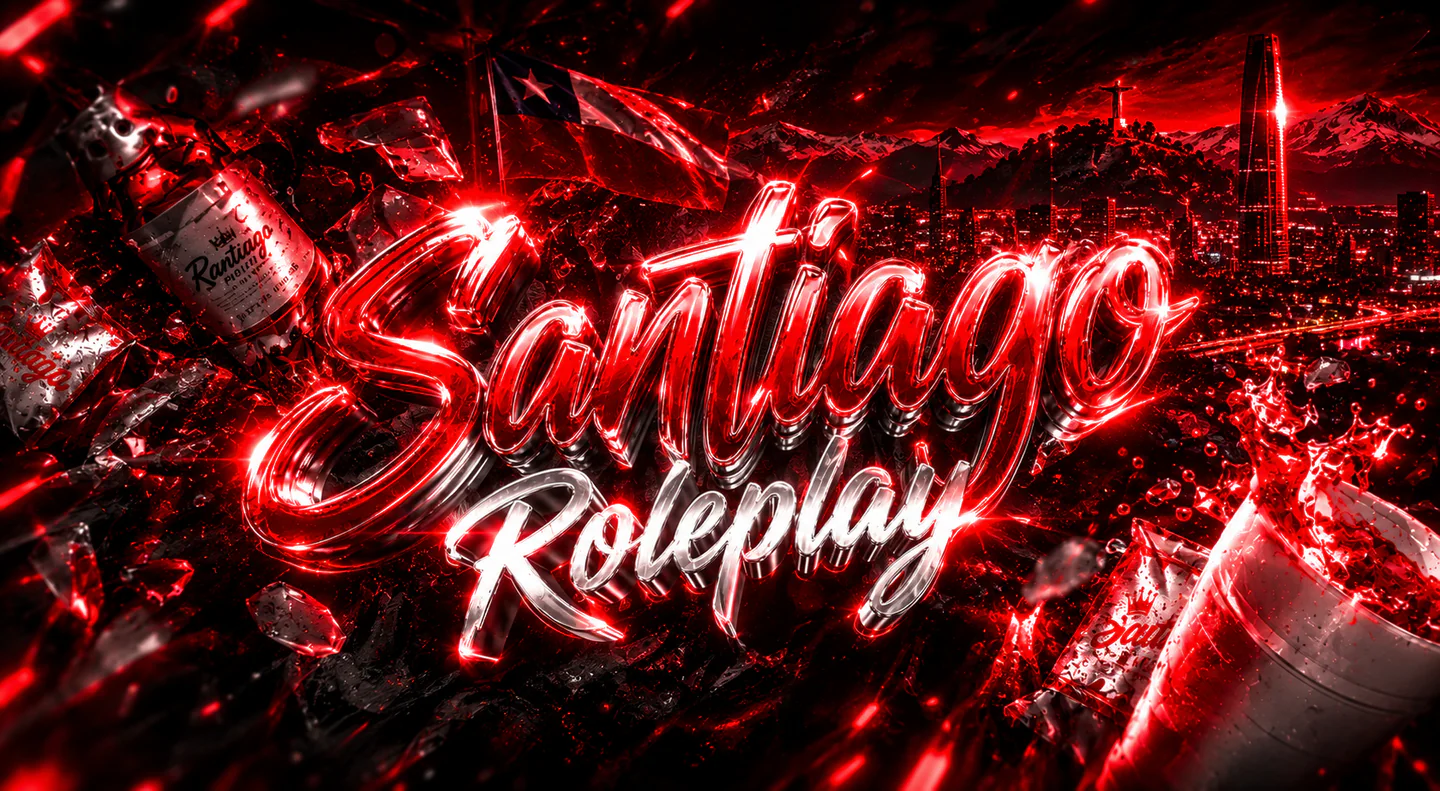 Santiago RP | Rol SemiSerio | Drogas Personalizadas, Mapa tipo Santiago de Chile y Mas FiveM server banner