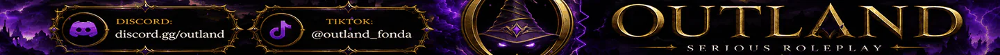 Monde des Sorciers ➜ ⚔️ CLANS & ROYAUMES ➜ 🛠️ SCRIPTS ARTISANAUX ➜ ⚡ OPTIMISÉ ➜ DISCORD.GG/OUTLAND 💜 FiveM server banner