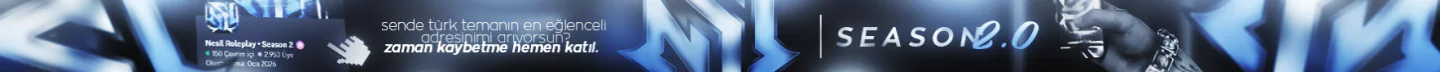 Nesil Roleplay Türk Tema 3. Sezon | BanAFFI FiveM server banner