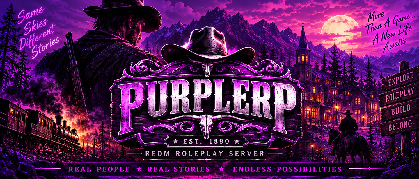 PurpleRP 1.0 | GRAND OPENING FiveM server banner