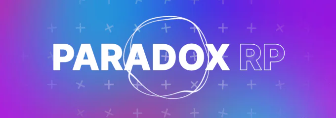 Paradox RP 👮♂️ Активни медици, полиция, мафии, 🛠️ Custom Оръжия, Коли, 💵Средна икономика, ⚙️ Отлична оптимизация FiveM server banner