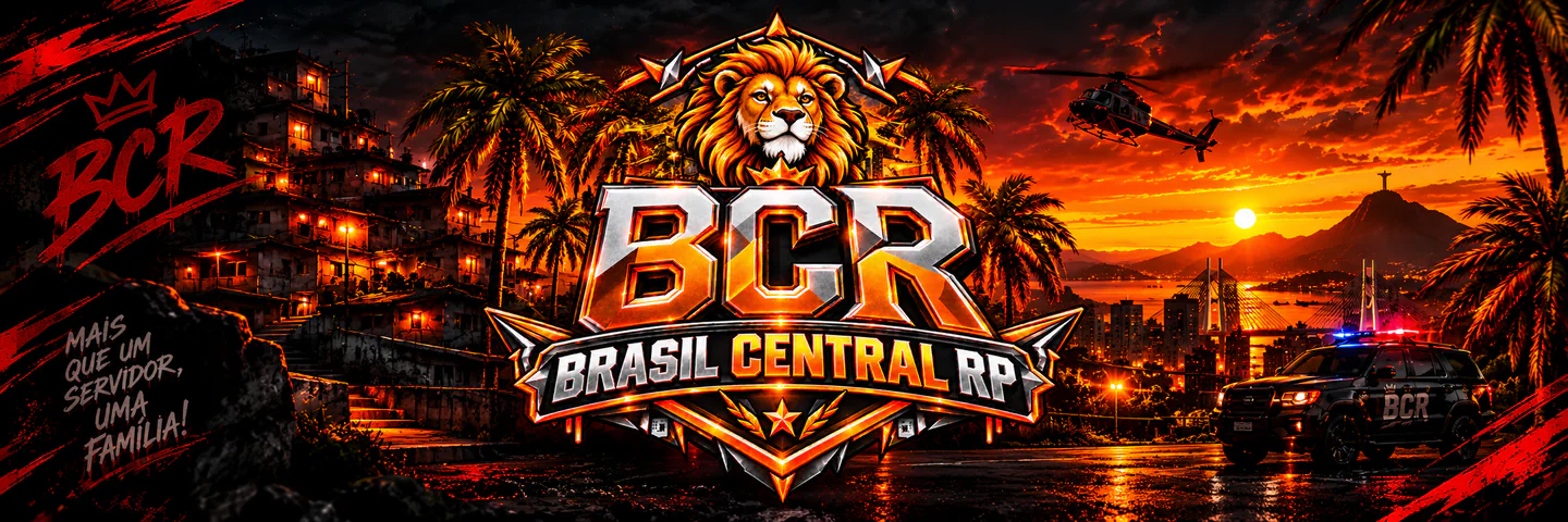 BCR BRASIL CENTRAL RP FiveM server banner