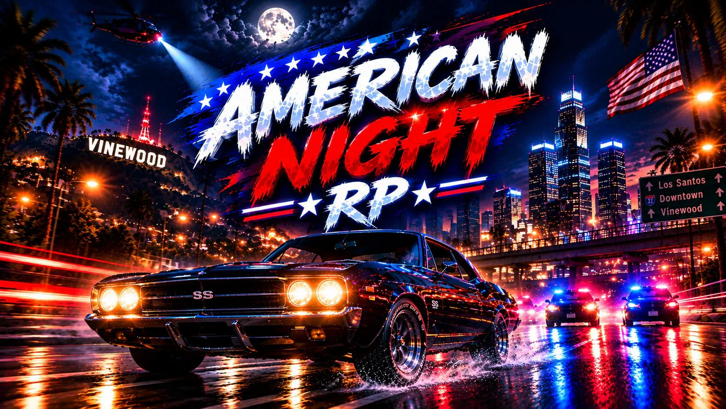 American Night | ESX Legacy Server FiveM server banner
