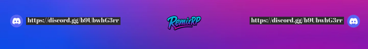 REMIX RP | LET'S REMIX THE RP FiveM server banner