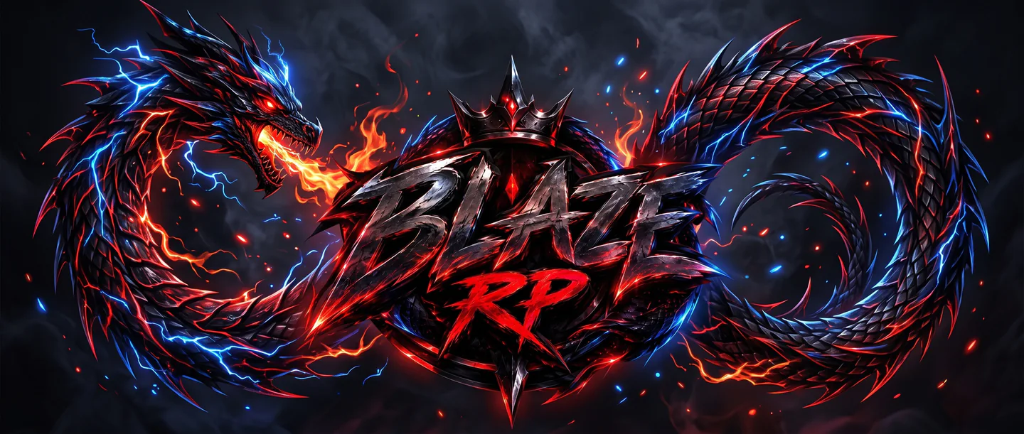 🔥 BLAZE RP │ ROLEPLAY SERIO │ #ESP & #LATAM │ NUEVO • Economía Real • Trabajos Propios • Staff Activo FiveM server banner