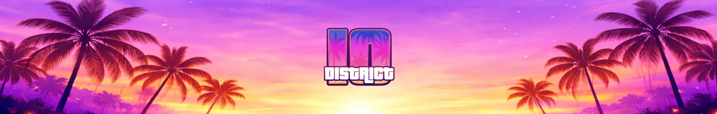 District 10 V10 FiveM server banner