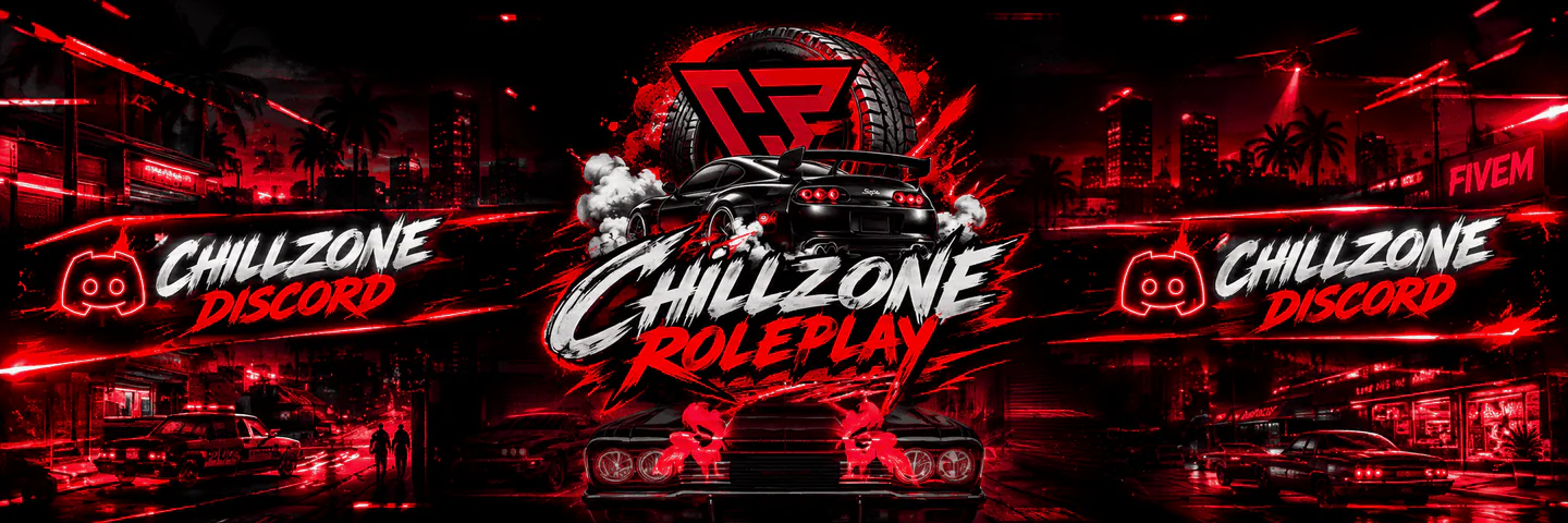 🌴 ChillZone RP | Serious Roleplay FiveM server banner