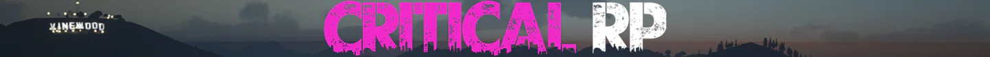 🌟 Critical RP 2.0 Soft Launch! | Custom Crime & Jobs | Player Businesses | Casino & Events | Active LSPD/EMS | discord.gg/criticalrp 🌟 FiveM server banner