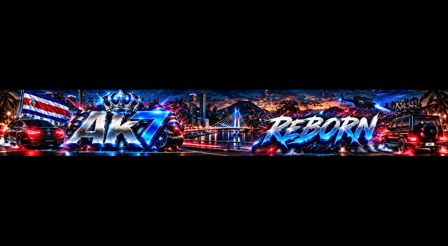 AK7 RP REBORN FiveM server banner
