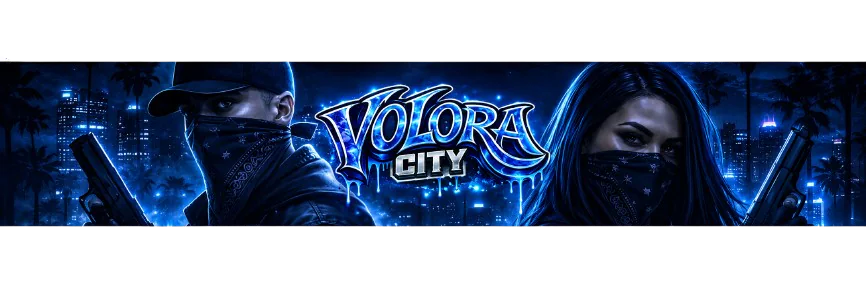 Volora City Beta| ⚡ Ultra High Performance | 🔫 Illegal & Legal | 🎙️ Yaca - Voice | 💵 80.000 CyberCoins zum Start | 🌟 uvm FiveM server banner