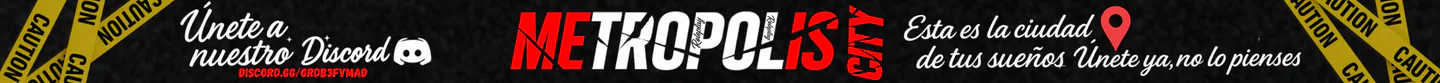 🔥 MetroPolis City RP | Latinoamérica | Rol Serio FiveM server banner