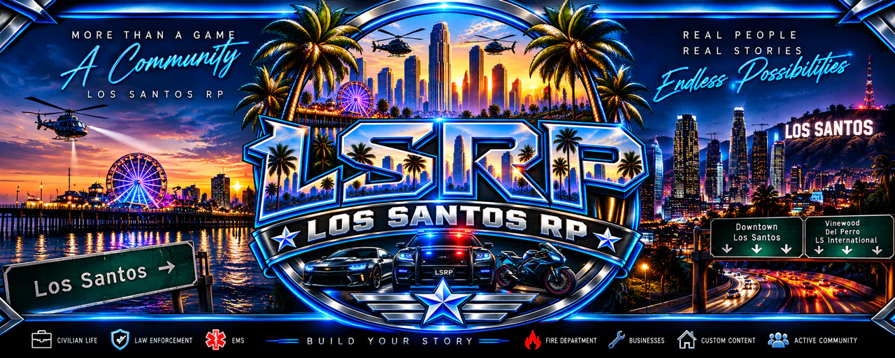 Los Santos RP FiveM server banner