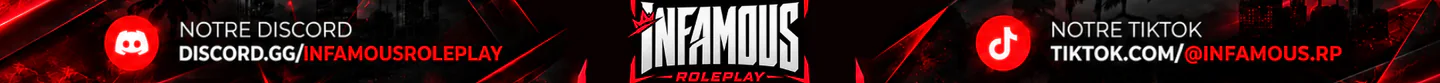 INFAMOUS ROLEPLAY FiveM server banner