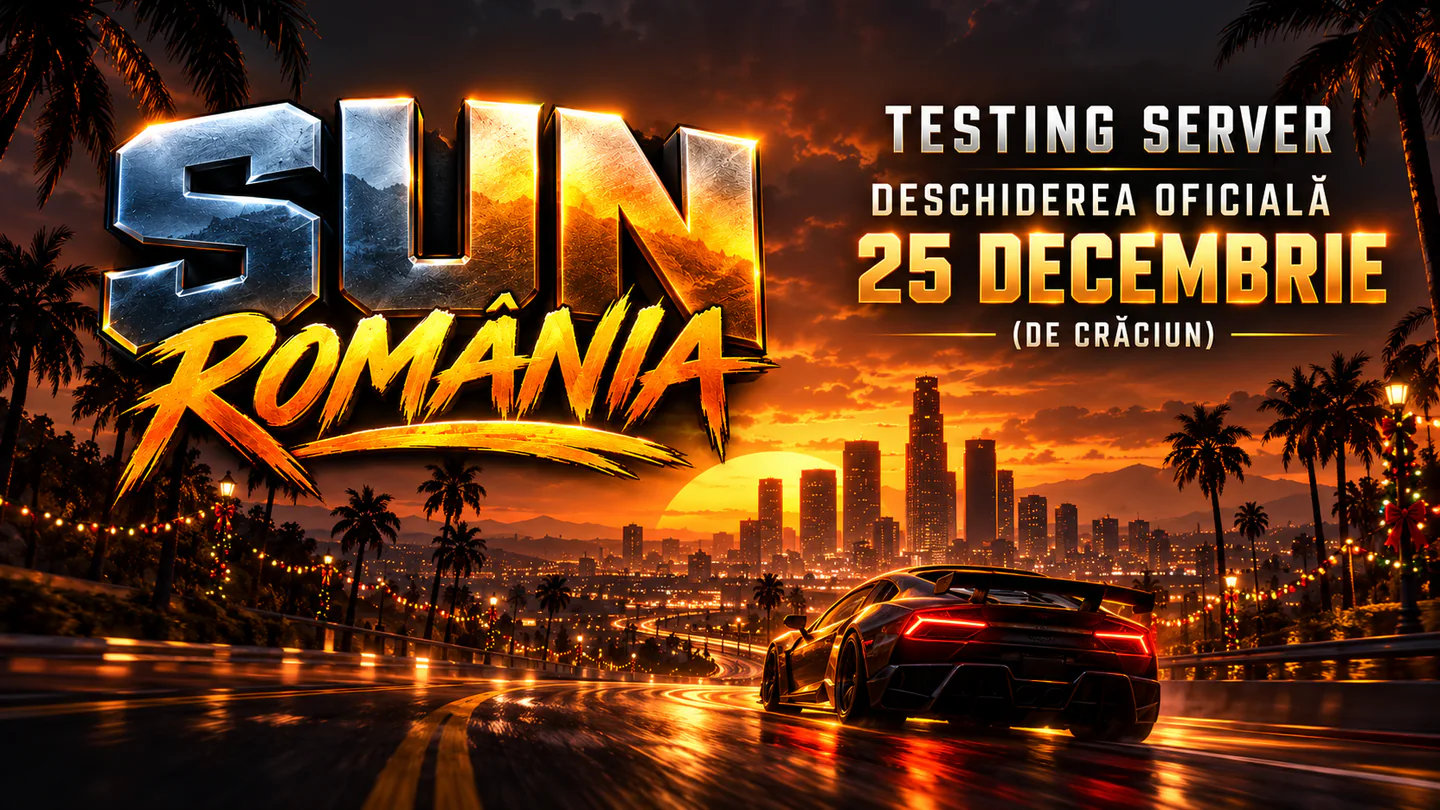 SUN ROMANIA | TESTING FiveM server banner
