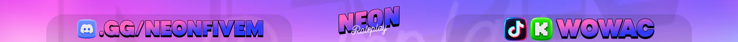 #Neon FiveM server banner