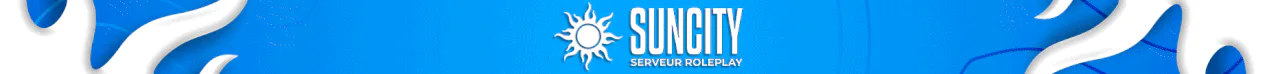 [FR/BE] SunCity DeV | Immersion Totale | Staff Actif | Ambiance Garantie FiveM server banner