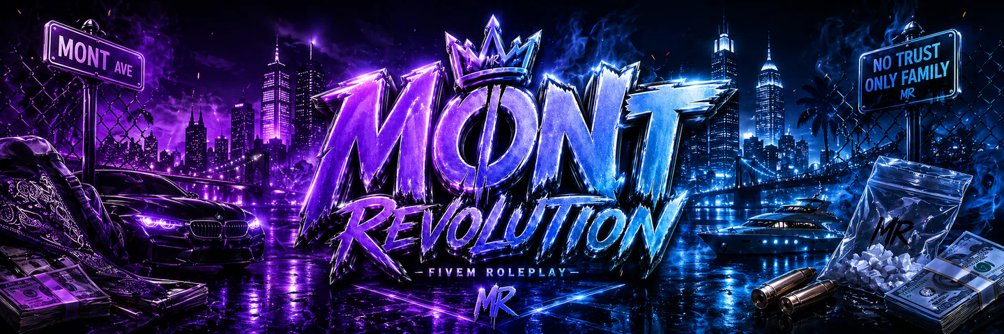 🌍 MONT-REVOLUTION CITY 🌍 | [WL] | [18+] FiveM server banner