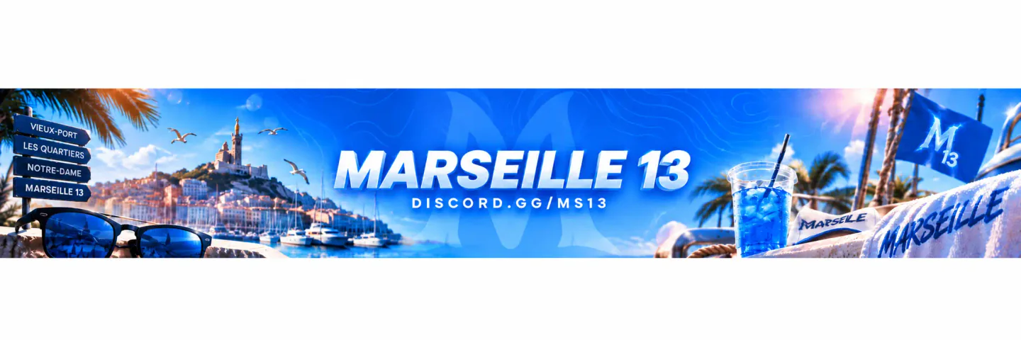Marseille 13 RP FiveM server banner