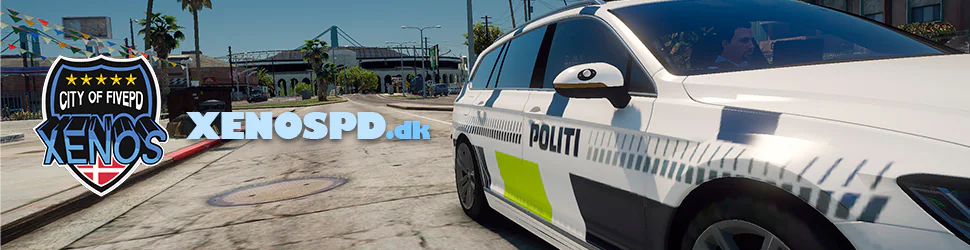 XenosPD.dk - discord.gg/xenospd FiveM server banner