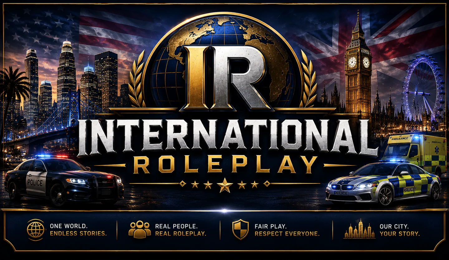 International Roleplay FiveM server banner
