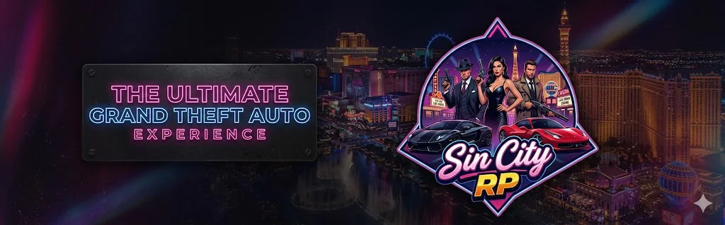 SinCity FiveM server banner