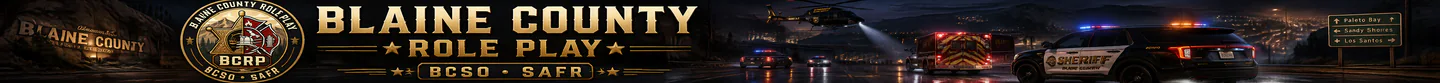 Blaine County RP! FiveM server banner